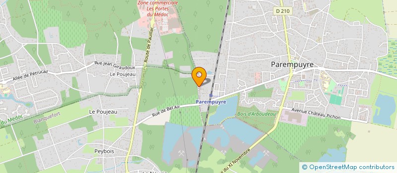 localisation de l'entreprise EMMAUS  PAREMPUYRE