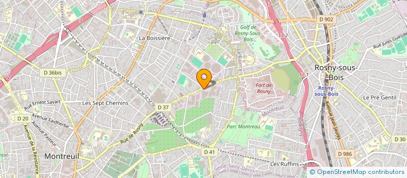 localisation de l'entreprise EMMAUS ALTERNATIVES à MONTREUIL