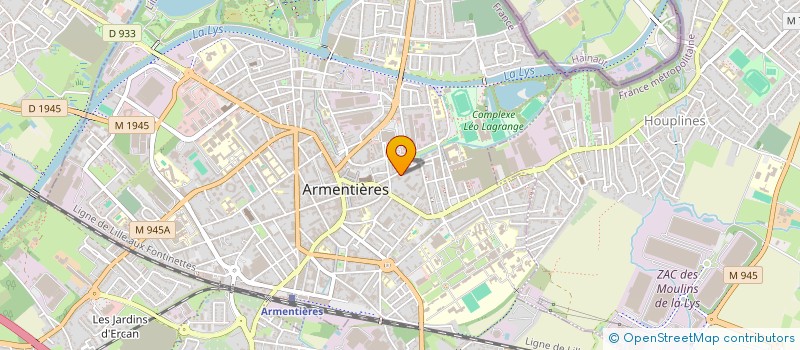 localisation de l'entreprise EMMAUS ARMENTIERES VAL DE LYS à ARMENTIERES