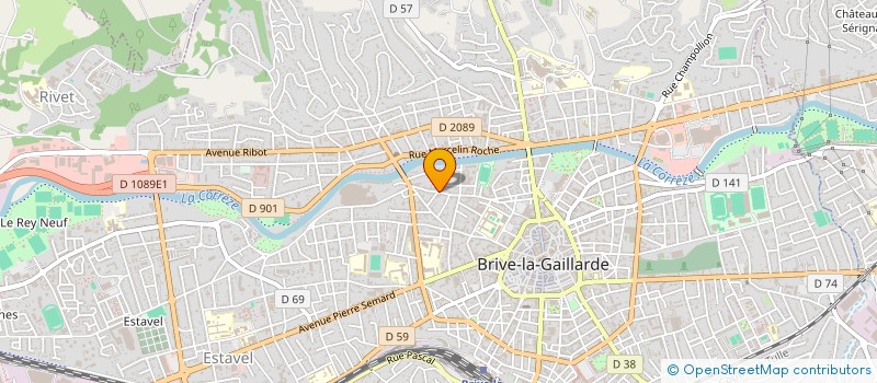 localisation de l'entreprise EMMAUS BRIVE FONDATEUR ABBE PIERRE à BRIVE-LA-GAILLARDE