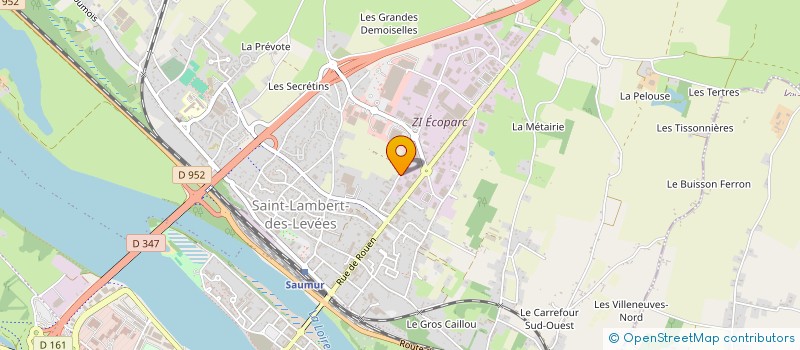 localisation de l'entreprise EMMAUS DE SAUMUR à SAUMUR