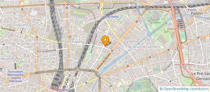 localisation de l'entreprise EMMAUS DEFI - FONDATEUR ABBE PIERRE à PARIS