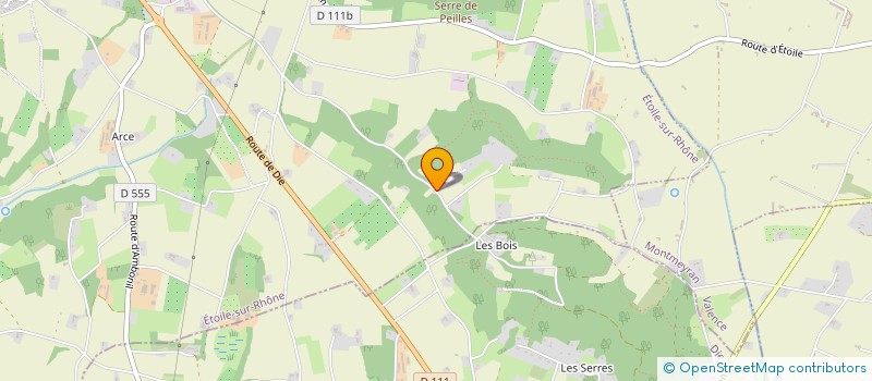 localisation de l'entreprise EMMAUS ETOILE FONDATEUR ABBE PIERRE  ETOILE-SUR-RHONE