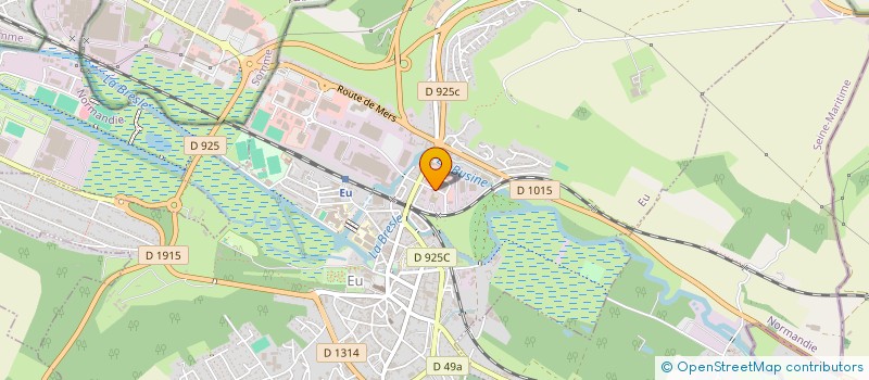 localisation de l'entreprise EMMAUS-EU FONDATEUR ABBE PIERRE à EU