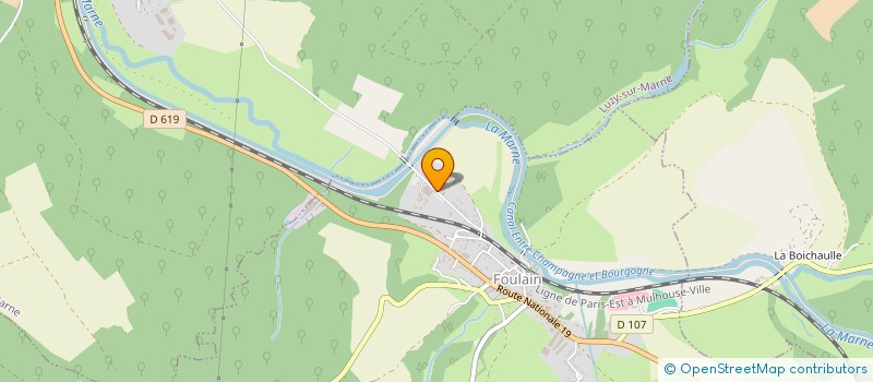 localisation de l'entreprise EMMAUS HAUTE- MARNE à FOULAIN
