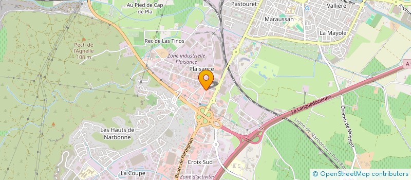 localisation de l'entreprise EMMAUS NARBONNE  NARBONNE