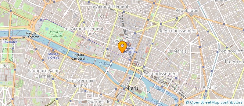localisation de l'entreprise EMMAUS SOLIDARITE à PARIS