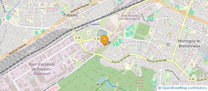 localisation de l'entreprise EMMAUS TRAPPES à TRAPPES