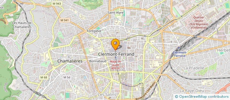 localisation de l'entreprise EMMAX  CLERMONT-FERRAND