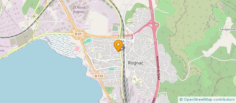 localisation de l'entreprise EMMAX  ROGNAC