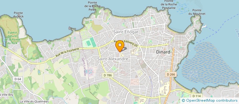 localisation de l'entreprise EMMAX  DINARD
