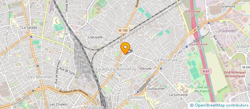 localisation de l'entreprise EMMAX  TOULOUSE