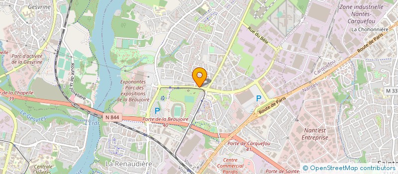 localisation de l'entreprise EMMAXEL INVEST  NANTES