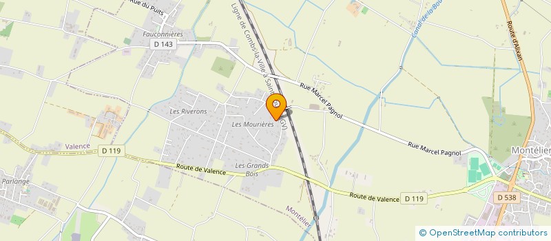 localisation de l'entreprise EMMAXIME à MONTELIER