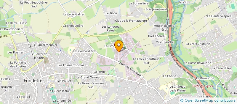 localisation de l'entreprise EMMAYTYSTA II à FONDETTES