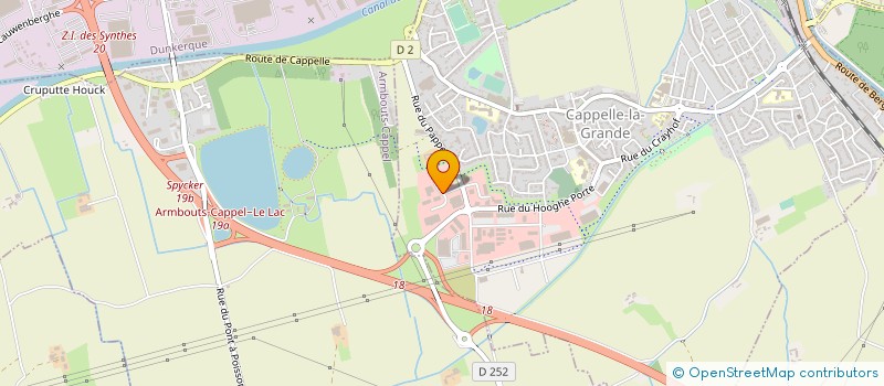 localisation de l'entreprise EMMCM  CAPPELLE-LA-GRANDE