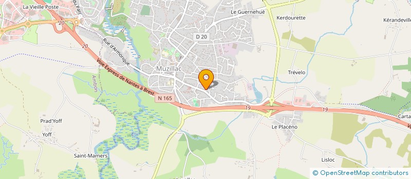 localisation de l'entreprise EMME  MUZILLAC