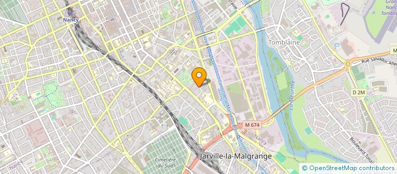 localisation de l'entreprise EMME  NANCY