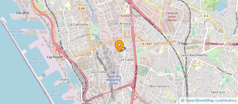 localisation de l'entreprise EMMEBICI FRANCE à MARSEILLE