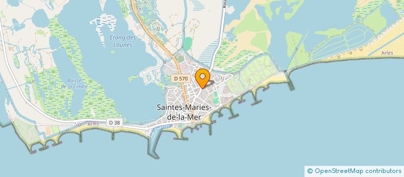 localisation de l'entreprise EMMEL à SAINTES-MARIES-DE-LA-MER