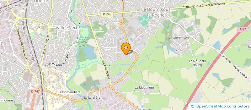 localisation de l'entreprise EMMELI LOCATION  LA ROCHE-SUR-YON