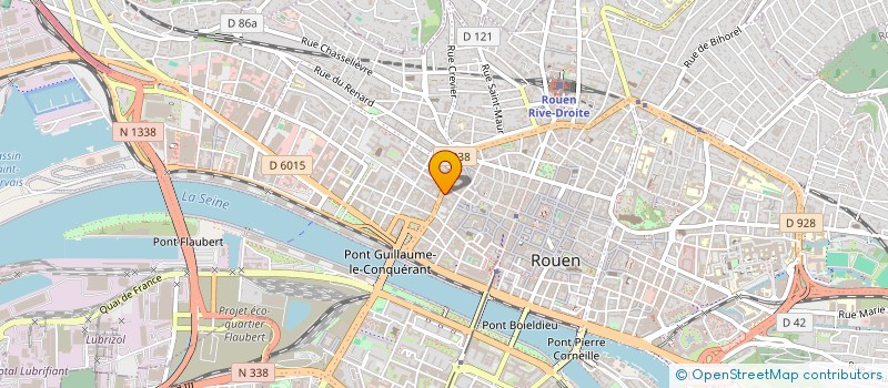 localisation de l'entreprise EMMELINE à ROUEN