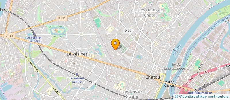 localisation de l'entreprise EMMERALI  CHATOU