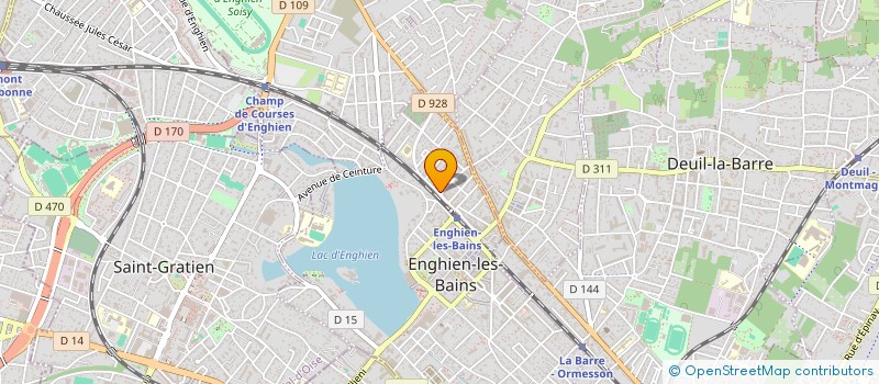 localisation de l'entreprise EMMERAUDE INVESTISSEMENT à ENGHIEN-LES-BAINS