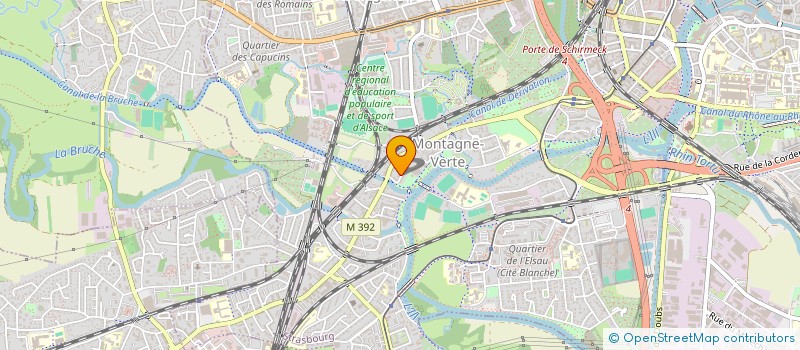 localisation de l'entreprise EMMI  STRASBOURG