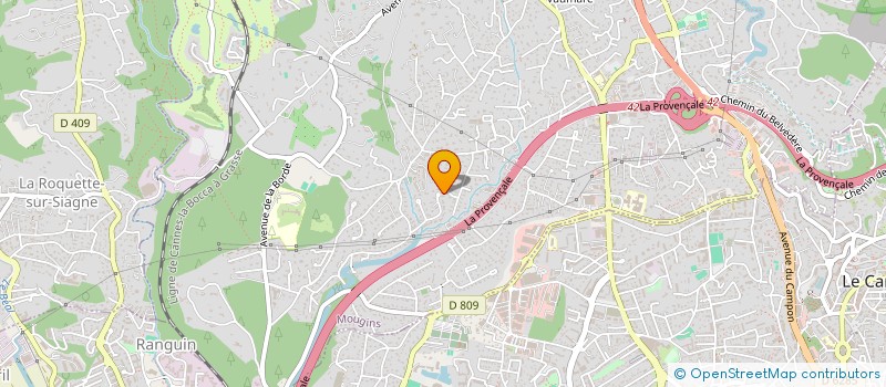 localisation de l'entreprise EMMI  MOUGINS