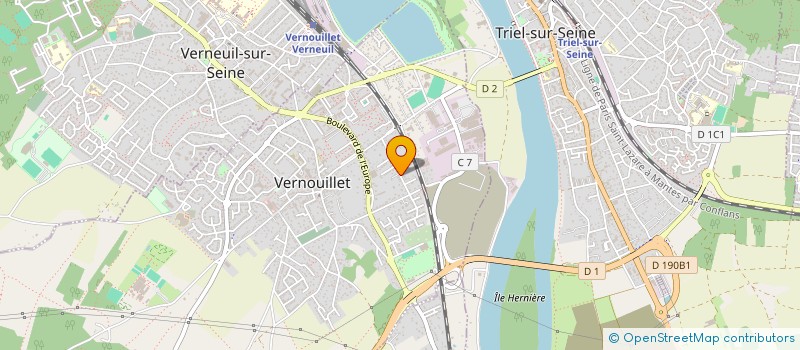 localisation de l'entreprise EMMICARO à SEVRES