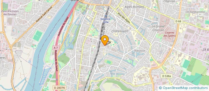 localisation de l'entreprise EMMISPHERES  VALENCE