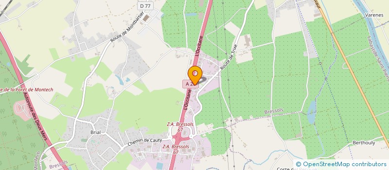 localisation de l'entreprise EMMOO  BRESSOLS