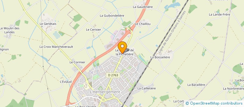 localisation de l'entreprise EMMORA  L'HERBERGEMENT