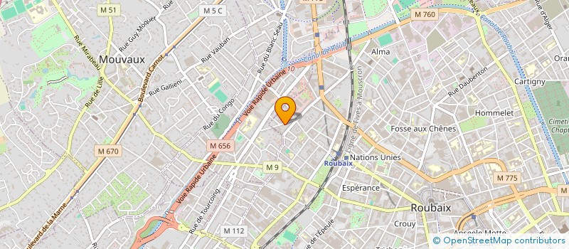 localisation de l'entreprise EMMY 2  HEM