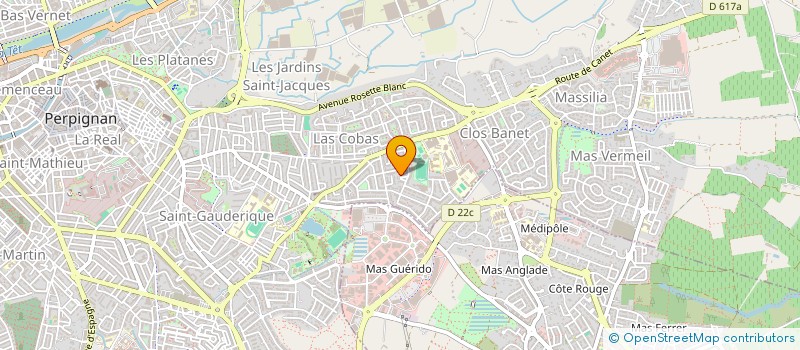 localisation de l'entreprise EMMY INVEST  PERPIGNAN