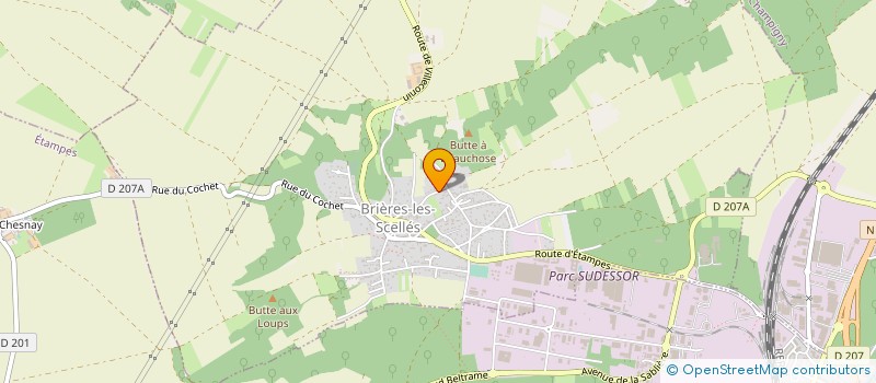 localisation de l'entreprise EMMY LIVE PRODUCTION à BRIERES-LES-SCELLES