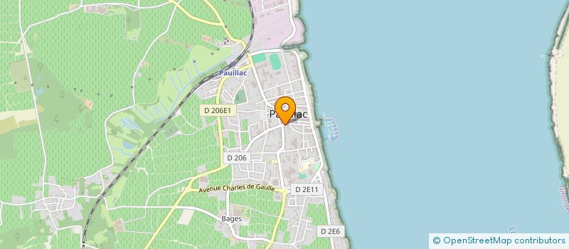 localisation de l'entreprise EMN VITICOLE  PAUILLAC