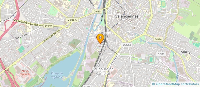 localisation de l'entreprise EMNA  VALENCIENNES