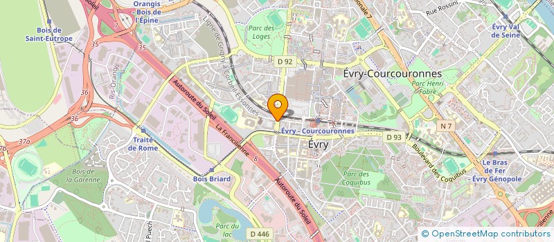 localisation de l'entreprise EMNA CAPITAL à EVRY-COURCOURONNES