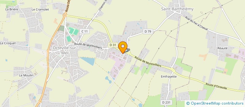 localisation de l'entreprise EMNA PRODUCTS  OCTEVILLE-SUR-MER