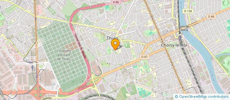 localisation de l'entreprise EMNA80 à THIAIS