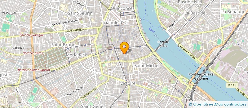 localisation de l'entreprise EMNI à BORDEAUX