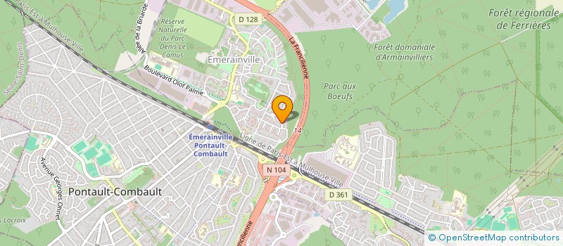 localisation de l'entreprise EMNOLAND  EMERAINVILLE