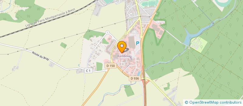 localisation de l'entreprise EMNOPLASTIQUES  RAMBOUILLET