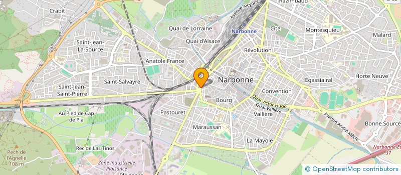 localisation de l'entreprise EMO  NARBONNE