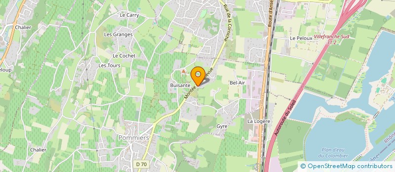 localisation de l'entreprise EMO  POMMIERS