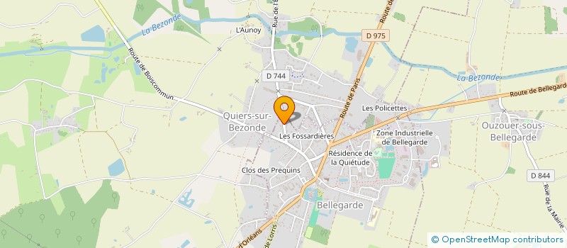 localisation de l'entreprise EMO PLUS à BELLEGARDE