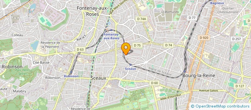 localisation de l'entreprise EMO REAL ESTATE à SCEAUX