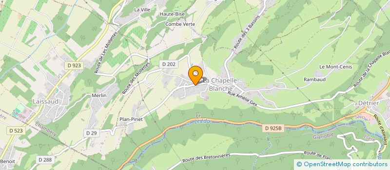 localisation de l'entreprise EMOAA  LA CHAPELLE-BLANCHE